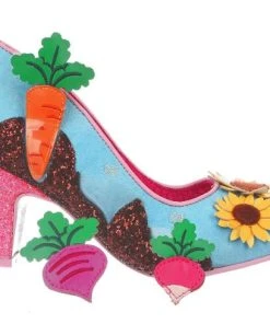 Irregular Choice Flower Pot Absolutely Radishing -mismatched shoes shop AbRad6