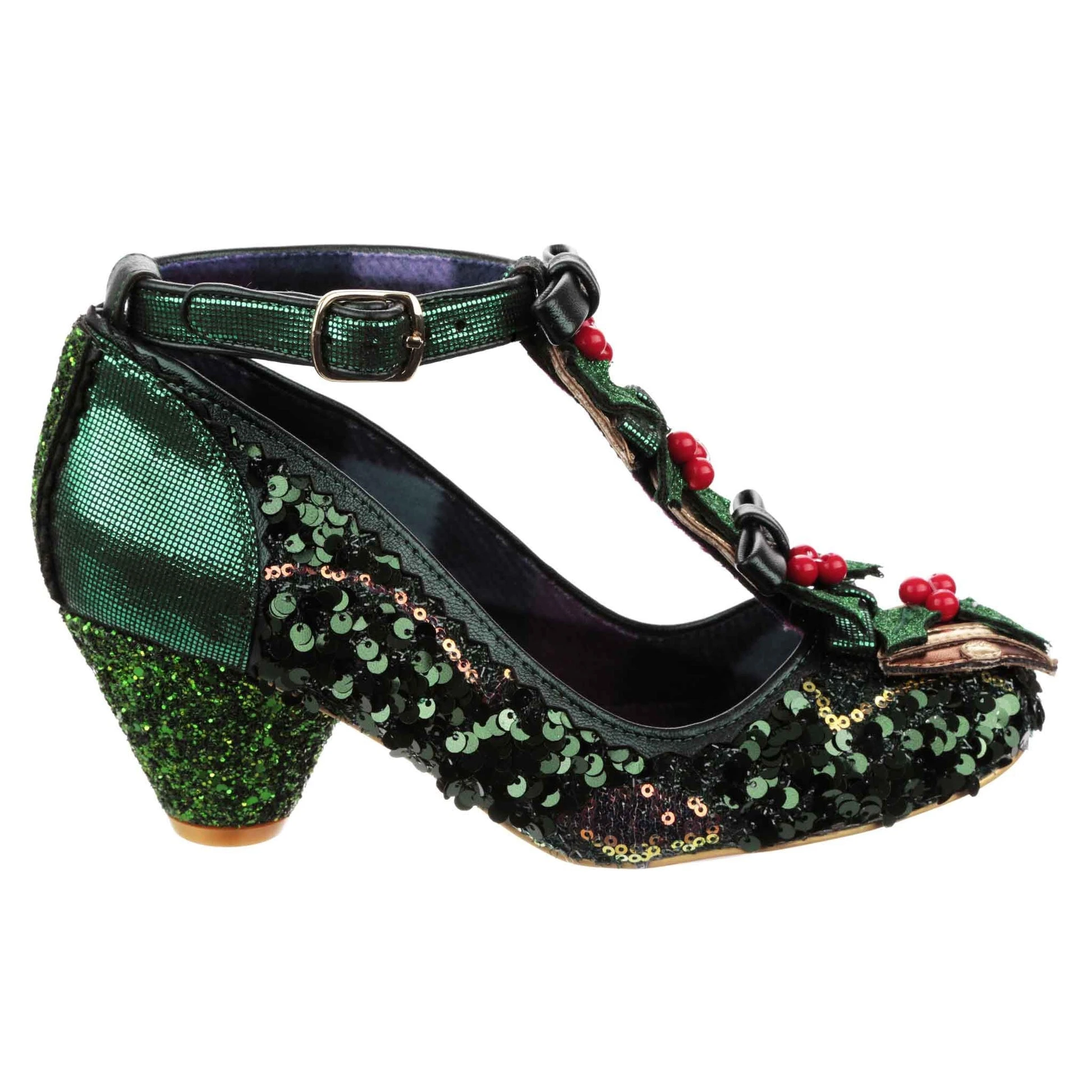 Irregular Choice Bells and Holly Irregular Choice Bells And Holly -mismatched shoes shop BellsGN3