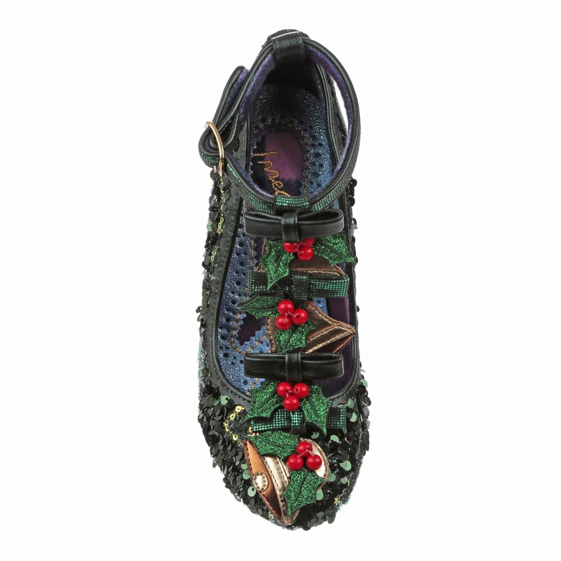 Irregular Choice Bells and Holly Irregular Choice Bells And Holly -mismatched shoes shop BellsGN5