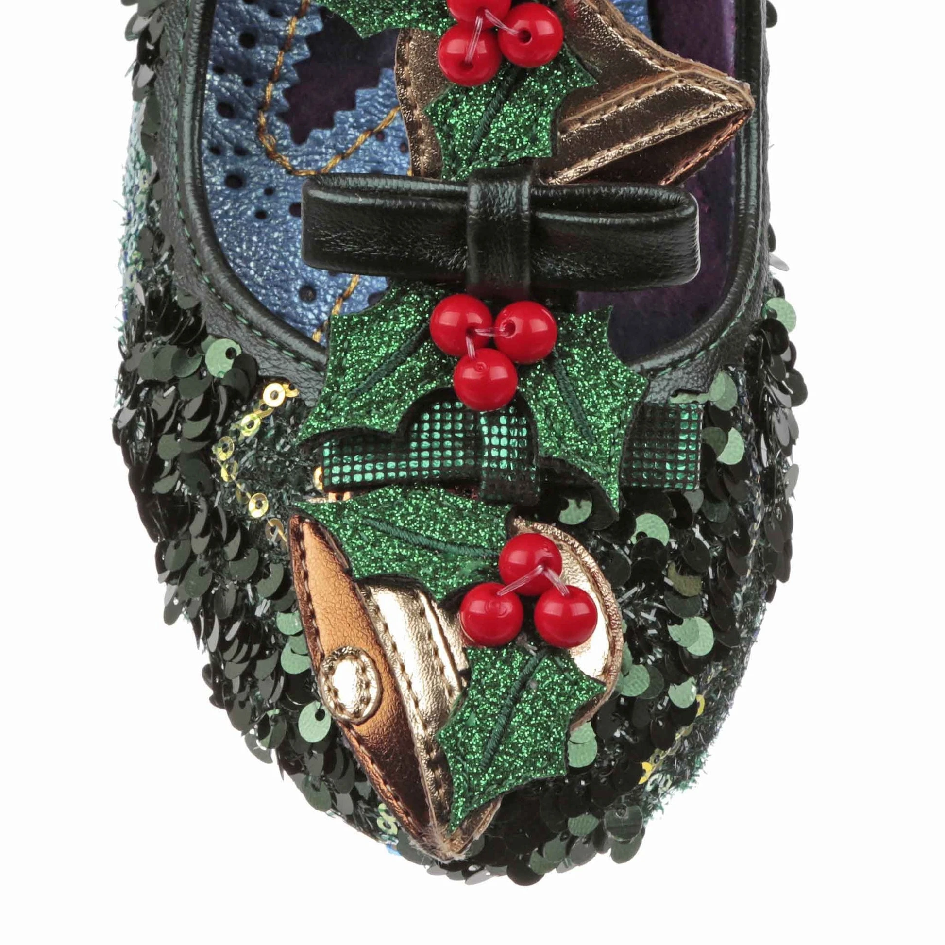 Irregular Choice Bells and Holly Irregular Choice Bells And Holly -mismatched shoes shop BellsGN6