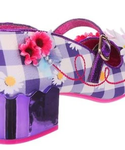 Irregular Choice Flower Pot Blue Skies -mismatched shoes shop BlueSkies1