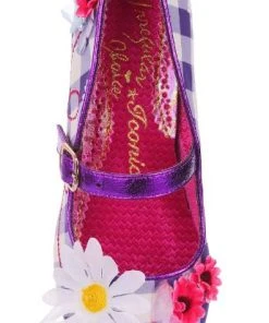 Irregular Choice Flower Pot Blue Skies -mismatched shoes shop BlueSkies4