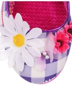 Irregular Choice Flower Pot Blue Skies -mismatched shoes shop BlueSkies5