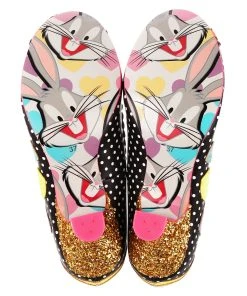 Irregular Choice Looney Tunes Bunny Love 15 Irregular Choice Looney Tunes Bunny Love -mismatched shoes shop BunnyLove6