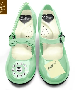 Hot Chocolate Design Call Me Mint -mismatched shoes shop CallMeMT2
