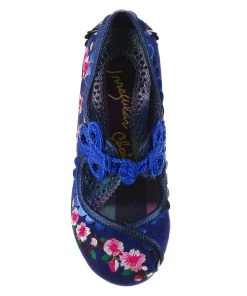 Irregular Choice Cherry Blossoming Blue -mismatched shoes shop CherryBL7