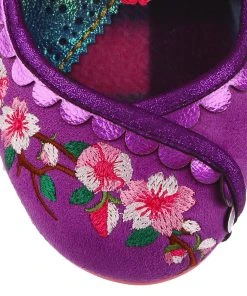 Irregular Choice Cherry Blossoming Purple -mismatched shoes shop CherryPP8