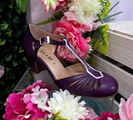 Rock n Dot Dafne Purple Rock N Dot Dafne Purple -mismatched shoes shop DisplayPurple1