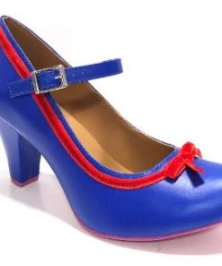 Cristofoli Autumnal Eileen Colbalt Blue With Red Ribbon