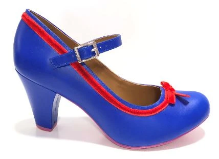 Cristofoli Autumnal Eileen Colbalt Blue With Red Ribbon 2 Cristofoli Autumnal Eileen Colbalt Blue With Red Ribbon - Image 2