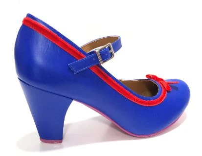 Cristofoli Autumnal Eileen Colbalt Blue With Red Ribbon 3 Cristofoli Autumnal Eileen Colbalt Blue With Red Ribbon - Image 3