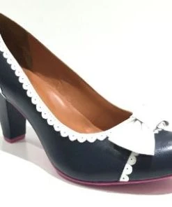 Cristofoli Emily Navy With White Trim