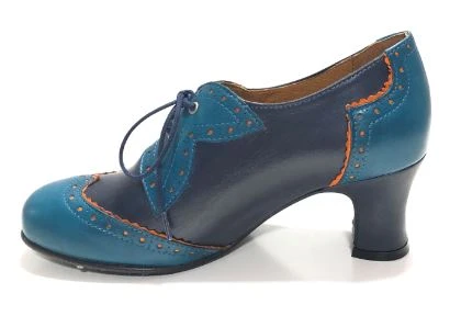 Rock N Dot Esme Mare Blue With Orange Trim 4 Rock N Dot Esme Mare Blue With Orange Trim - Image 4