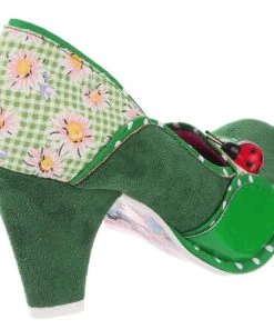Irregular Choice Future Ladybug 2 Green 2 Irregular Choice Future Ladybug 2 Green -mismatched shoes shop FutureGN3