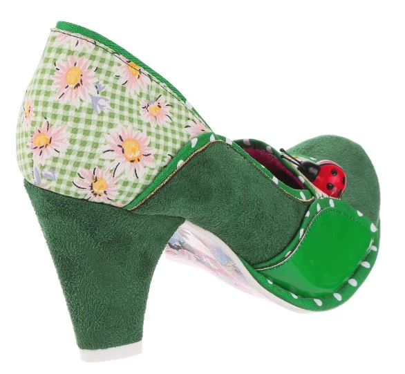 Irregular Choice Future Ladybug 2 Green Irregular Choice Future Ladybug 2 Green -mismatched shoes shop FutureGN3