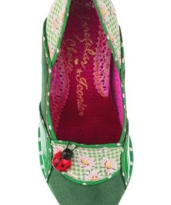 Irregular Choice Future Ladybug 2 Green 3 Irregular Choice Future Ladybug 2 Green -mismatched shoes shop FutureGN4