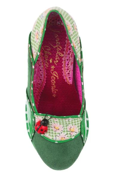 Irregular Choice Future Ladybug 2 Green Irregular Choice Future Ladybug 2 Green -mismatched shoes shop FutureGN4