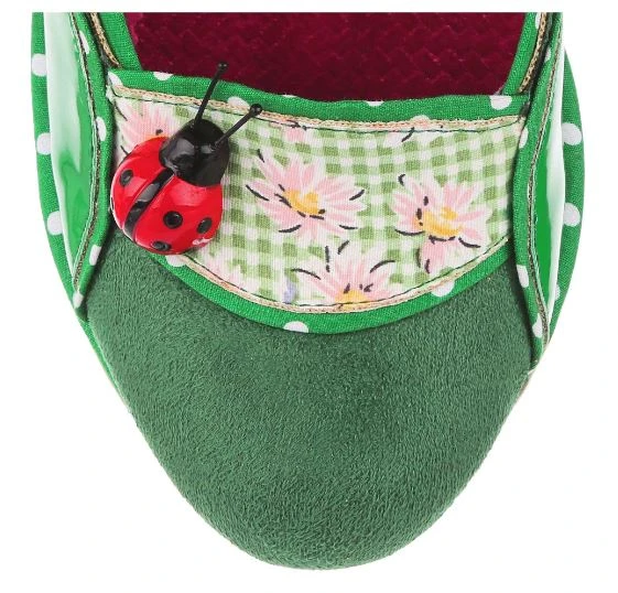 Irregular Choice Future Ladybug 2 Green Irregular Choice Future Ladybug 2 Green -mismatched shoes shop FutureGN5