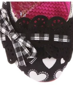 Irregular Choice Make My Day Black -mismatched shoes shop MMDBK5