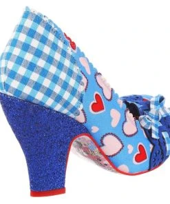 Irregular Choice Make My Day Blue -mismatched shoes shop MMDBL3