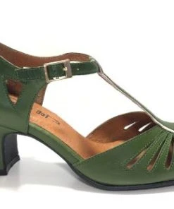 Alternative view of Rock N Dot Daphne Kiwi With Rose Trim