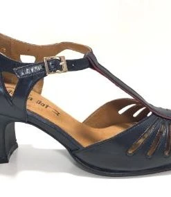 Alternative view of Rock N Dot Daphne Touch Deep With Burgandy Trim