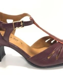 Alternative view of Rock N Dot Daphne Wine With Coral Trim