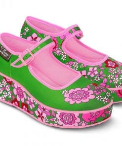 Hot Chocolate Design Pink Flowers Platforms