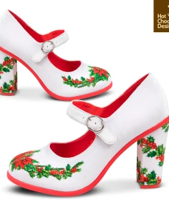 Hot Chocolate Design Poinsettia -mismatched shoes shop Poinsettia11