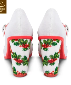 Hot Chocolate Design Poinsettia -mismatched shoes shop Poinsettia4