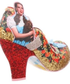 Irregular Choice Wizard Of Oz Poppy Fields -mismatched shoes shop PoppyFields4