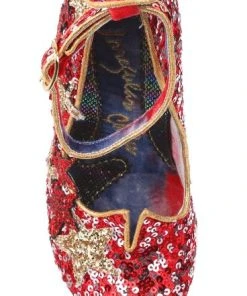 Irregular Choice Shooting Star Red -mismatched shoes shop ShootingRD1