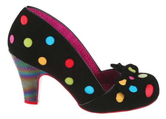 Irregular Choice Spot The Dot Black 2 Irregular Choice Spot The Dot Black - Image 2