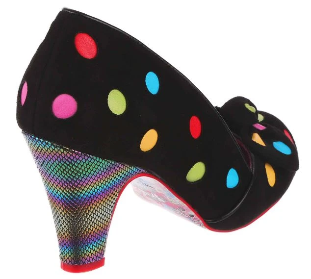 Irregular Choice Spot The Dot Black 3 Irregular Choice Spot The Dot Black - Image 3