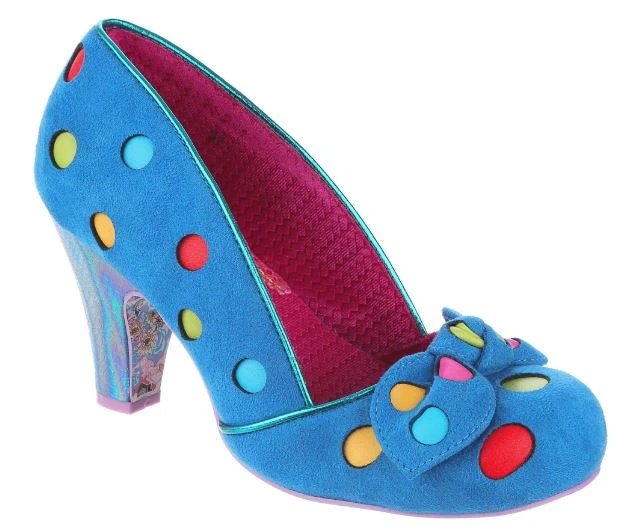 Irregular Choice Spot The Dot Blue 1 Irregular Choice Spot The Dot Blue