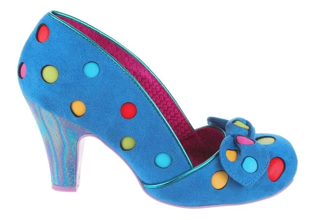 Irregular Choice Spot The Dot Blue 2 Irregular Choice Spot The Dot Blue - Image 2
