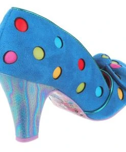Irregular Choice Spot The Dot Blue 7 Irregular Choice Spot The Dot Blue -mismatched shoes shop SpotBL3