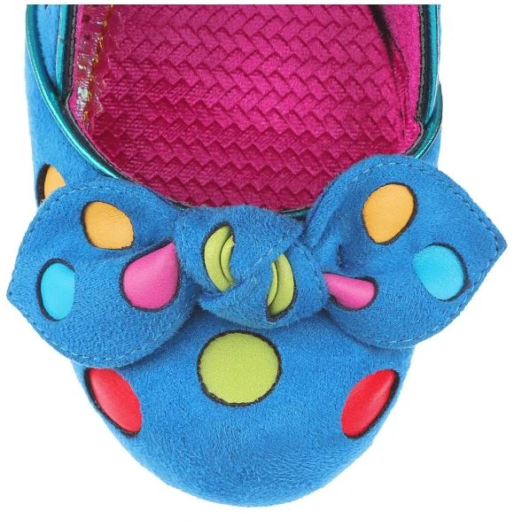 Irregular Choice Spot The Dot Blue 5 Irregular Choice Spot The Dot Blue - Image 5