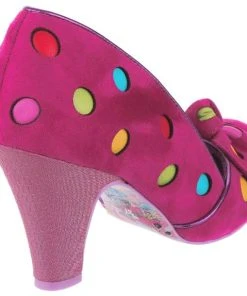 Irregular Choice Spot The Dot Pink -mismatched shoes shop SpotPK3