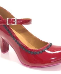Cristofoli Autumnal Tania Deep Red Patent
