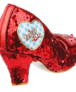 Irregular Choice Wizard Of Oz Think Of Home Ruby -mismatched shoes shop ThinkOfHomeRD5