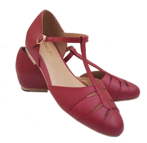 Charlie Stone Monaco Blood Red Charlie Stone Monaco Blood Red -mismatched shoes shop monacored1