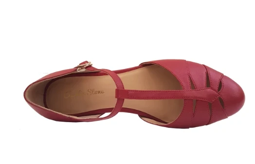 Charlie Stone Monaco Blood Red Charlie Stone Monaco Blood Red -mismatched shoes shop monacored3