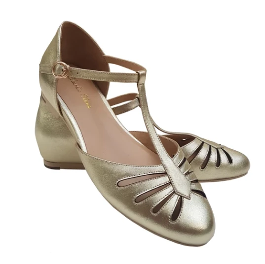 Charlie Stone Singapore Metallic Gold Charlie Stone Singapore Metallic Gold -mismatched shoes shop singaporemetgold1