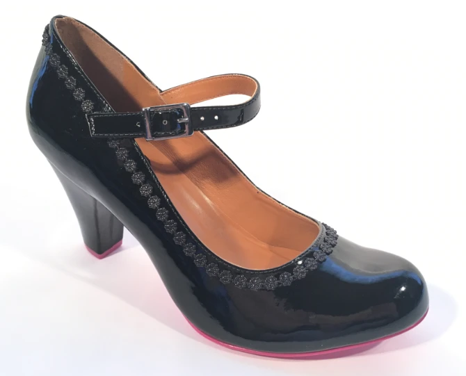 Cristofoli Tania Black Patent - Image 2